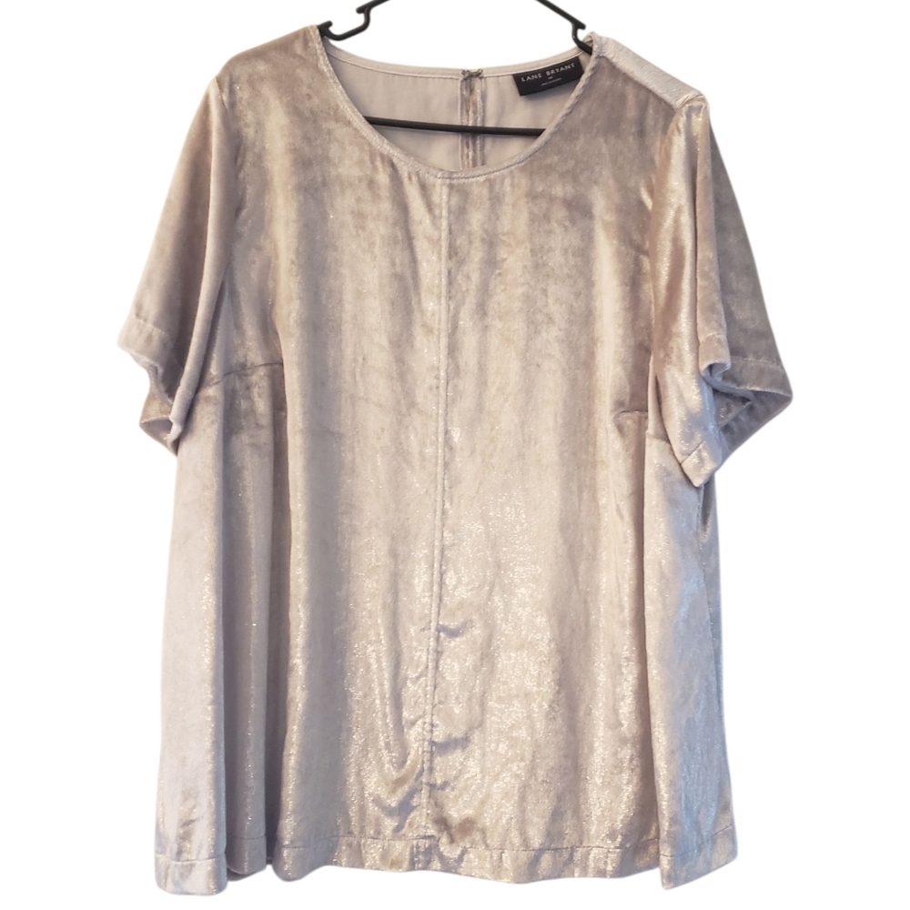 Elegant Velvet Top in Cream